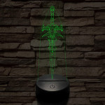World of Warcraft ősi jégkard 7 színű 3D led lámpa