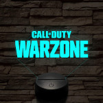 Call of Duty Warzone logo 7 színű 3D led lámpa
