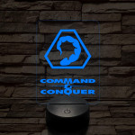 Command & Conquer NOD mintaválasztós 7 színű 3D led lámpa