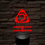 Command & Conquer NOD mintaválasztós 7 színű 3D led lámpa