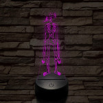SCP Siren Head 7 színű 3D led lámpa