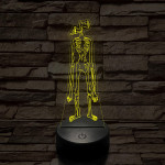 SCP Siren Head 7 színű 3D led lámpa