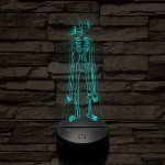 SCP Siren Head 7 színű 3D led lámpa
