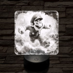 Super Mario futás 7 színű valósághű 3D led lámpa