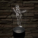 Overwatch Tracker fut 7 színű 3D led lámpa