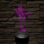 Overwatch Tracker fut 7 színű 3D led lámpa
