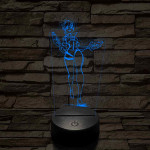 Overwatch Tracker fut 7 színű 3D led lámpa