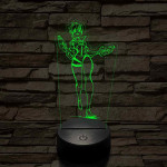 Overwatch Tracker fut 7 színű 3D led lámpa