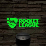 Rocket League logo 7 színű 3D led lámpa