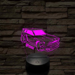 Rocket League Vatira autó 7 színű 3D led lámpa