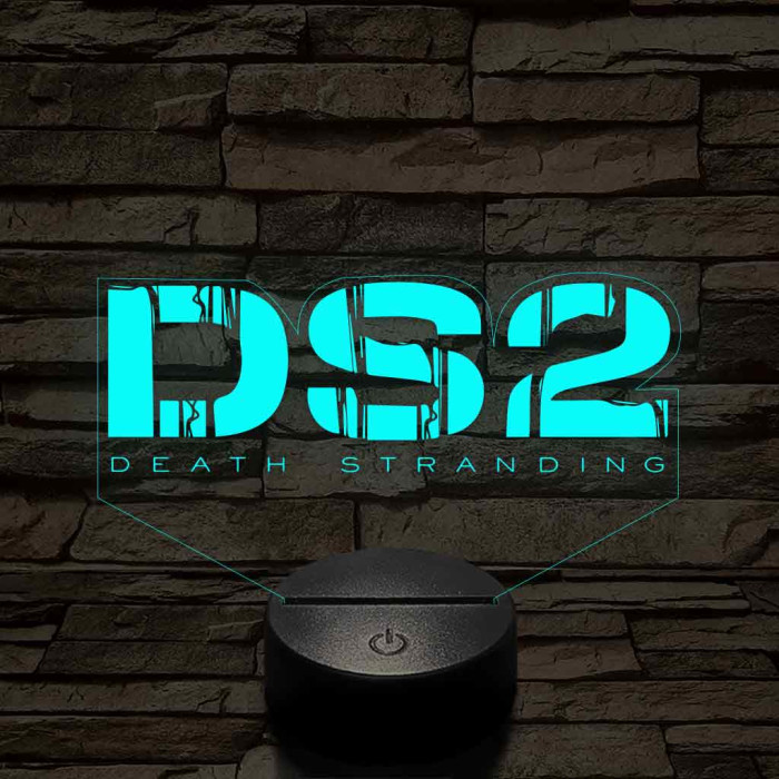 Death Stranding 2 7 színű 3D led lámpa