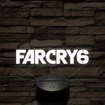 Farcry6 logo – 7 színű, színváltós 3D LED lámpa