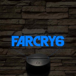 Farcry6 logo – 7 színű, színváltós 3D LED lámpa