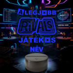 A Legjobb Roblox Rivals Játékos – Személyre szabható 7 színű, színváltós 3D LED lámpa