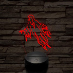 Ősi szellem 7 színű  3D led lámpa