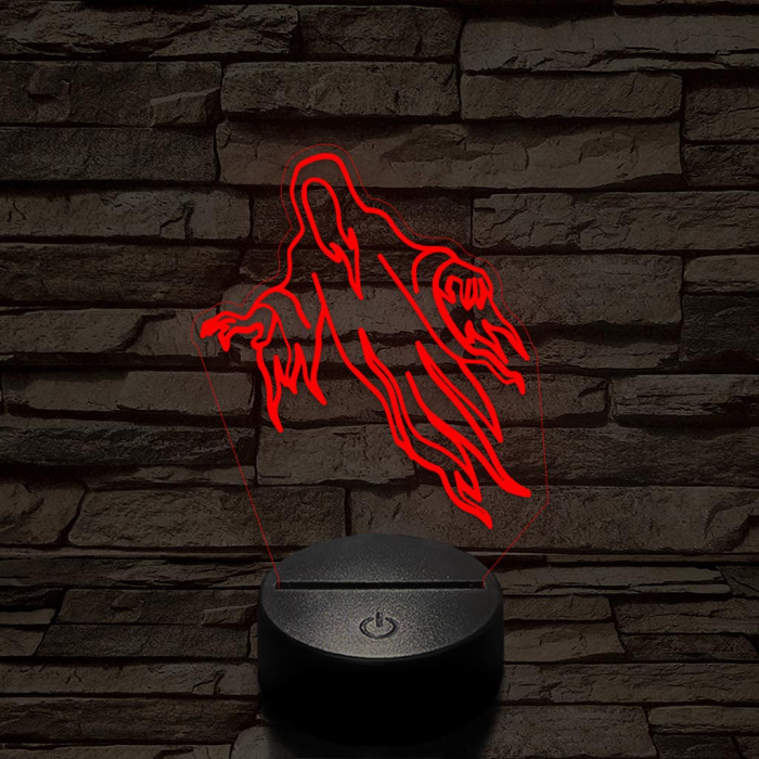 Ősi szellem 7 színű  3D led lámpa