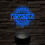 Namaste 7 színű  3D led lámpa