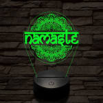 Namaste 7 színű  3D led lámpa