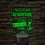 Az idő az egyetlen – 7 színű, színváltós LED lámpa