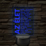 Az élet – 7 színű, színváltós LED lámpa