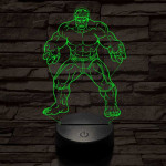 Hulk 3D led lámpa