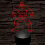 Hulk 3D led lámpa