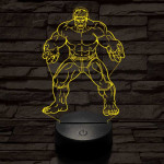 Hulk 3D led lámpa