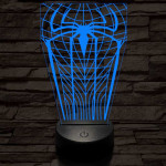 Pókember-szimbólum 3D led lámpa