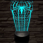 Pókember-szimbólum 3D led lámpa