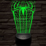 Pókember-szimbólum 3D led lámpa