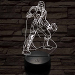 Thor 7 színű 3D led lámpa
