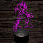 Thor 7 színű 3D led lámpa