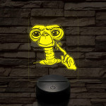 ET a Földönkívüli 3D led lámpa
