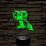 ET a Földönkívüli 3D led lámpa