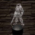 Predator 7 színű  3D led lámpa