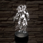 Predator Boss 7 színű  3D led lámpa