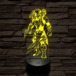 Predator Boss 7 színű  3D led lámpa