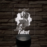 Fallout Lucy 7 színű 3D led lámpa