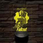 Fallout Lucy 7 színű 3D led lámpa