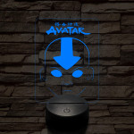 Avatar, Aang fej 7 színű 3D led lámpa