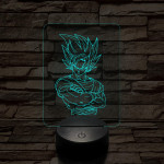 Songoku 1SS 7 színű 3D led lámpa