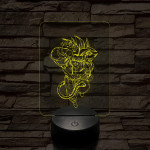 Songoku 6SS 7 színű 3D led lámpa