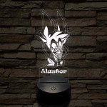 Hazbin Hotel Alastor 7 színű 3D led lámpa