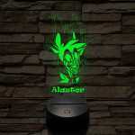 Hazbin Hotel Alastor 7 színű 3D led lámpa
