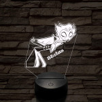 Helluva Boss Stolas 7 színű 3D led lámpa