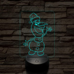 Répaorr Hómanó 7 színű 3D led lámpa