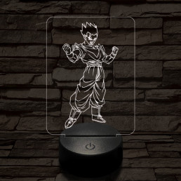 Songohan elszánt 7 színű 3D led lámpa
