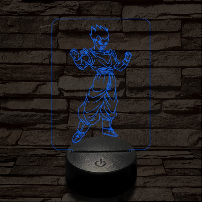 Songohan elszánt 7 színű 3D led lámpa