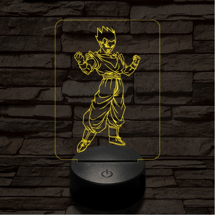 Songohan elszánt 7 színű 3D led lámpa
