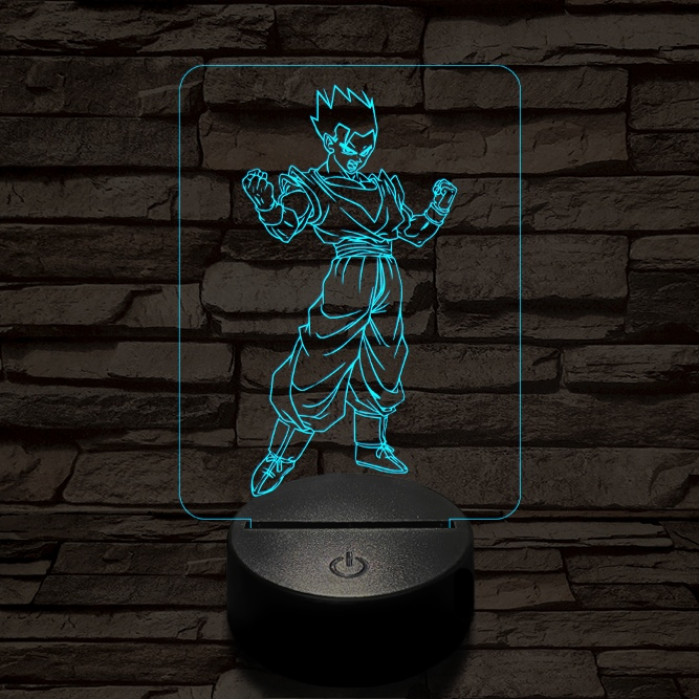 Songohan elszánt 7 színű 3D led lámpa
